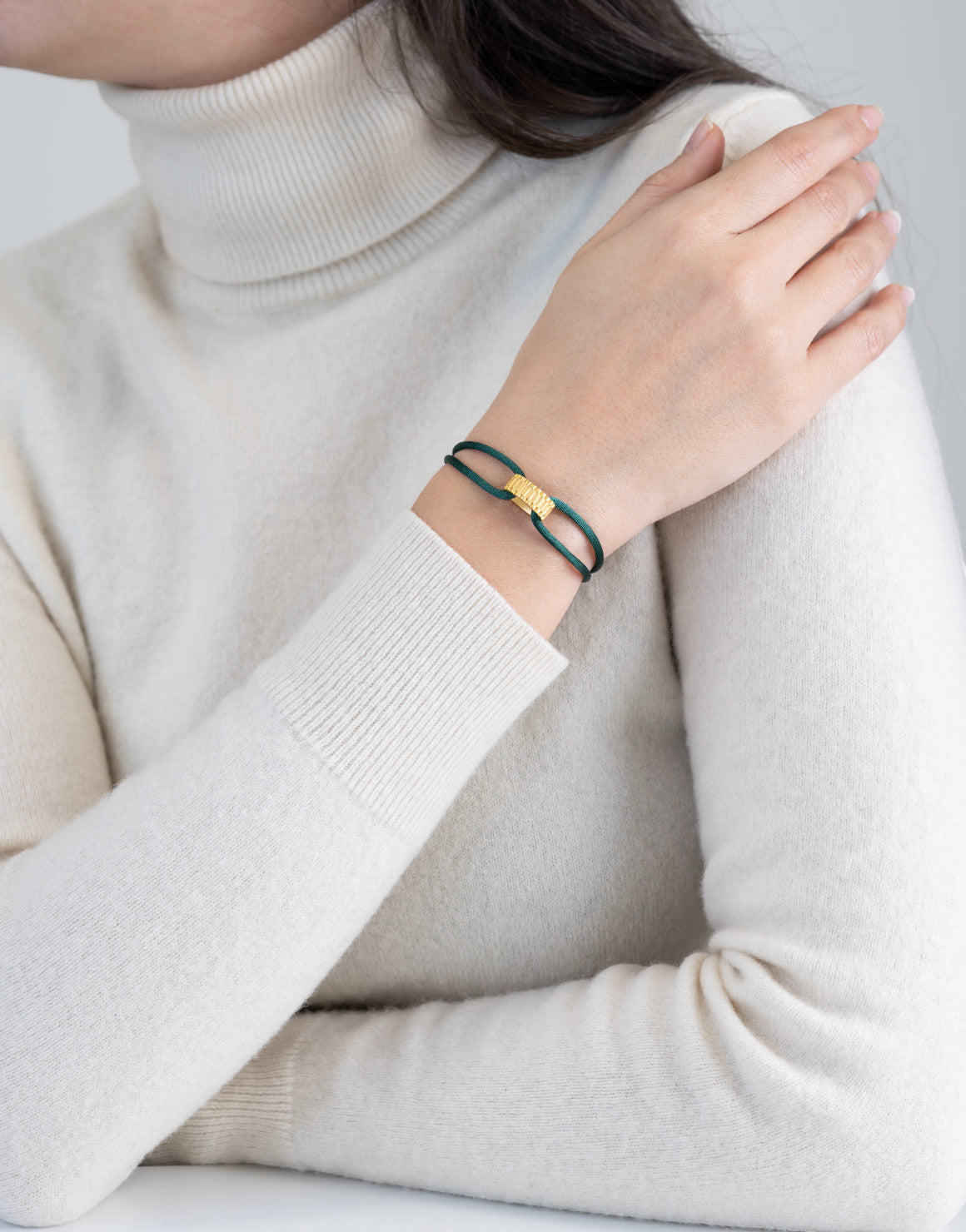 Golden Regent Cord Bracelet