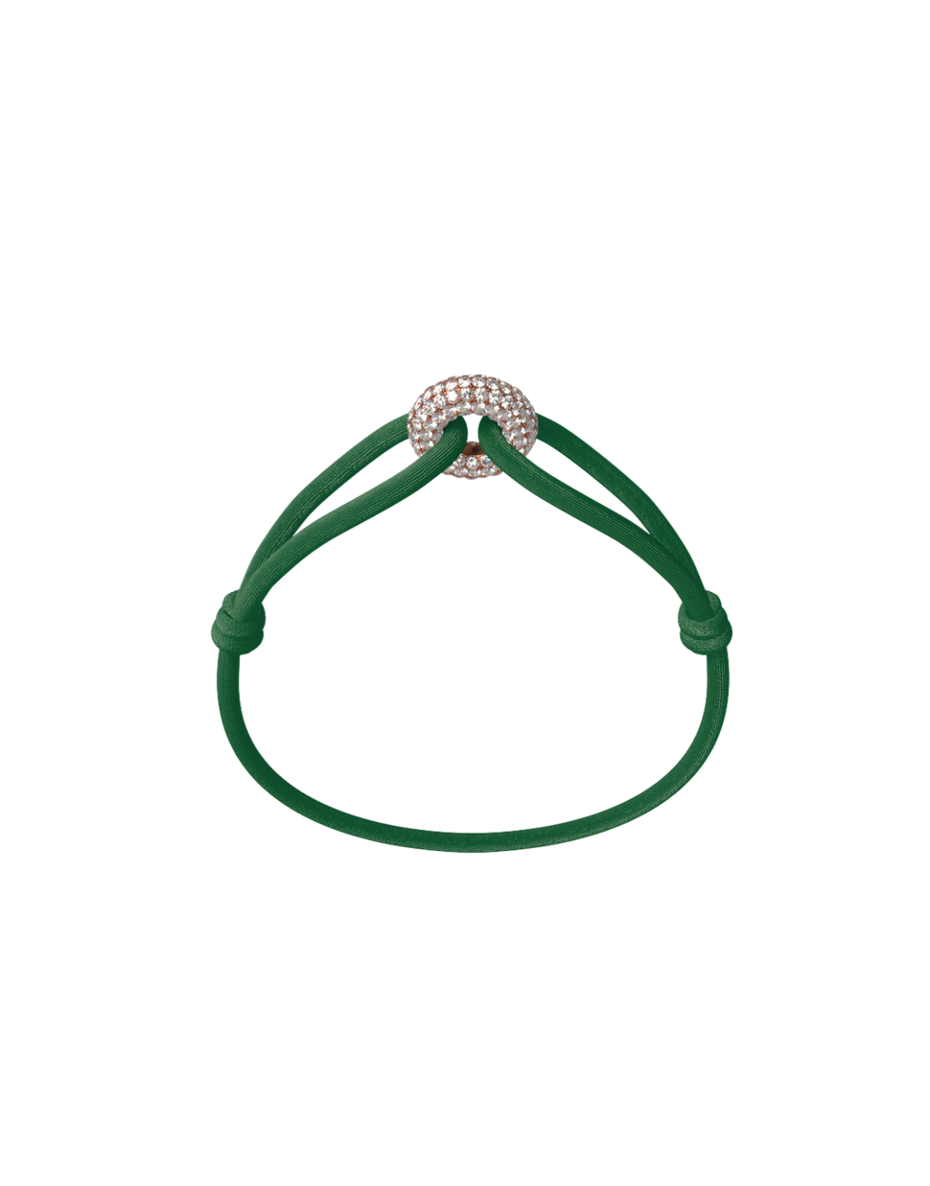 Rose Soho Pavé Cord Bracelet