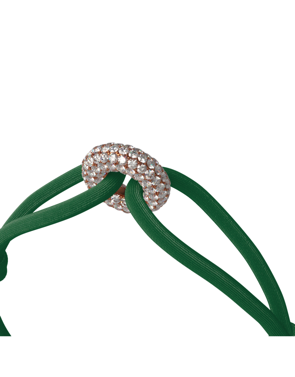 Rose Soho Pavé Cord Bracelet