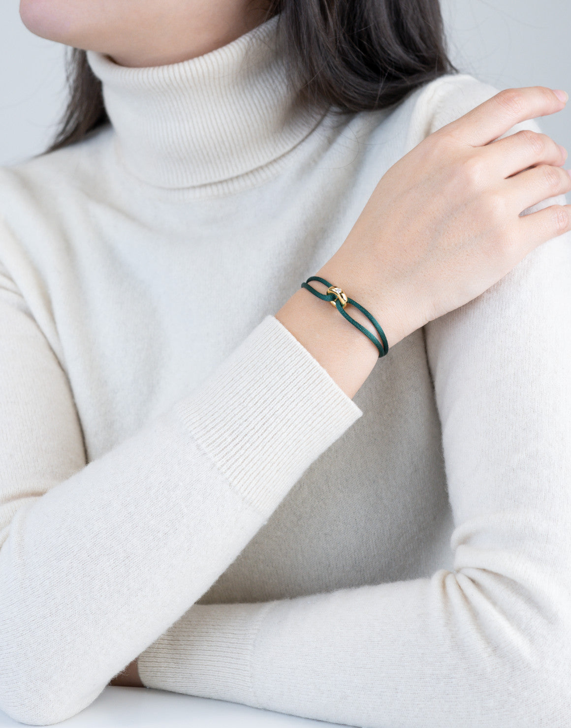 Golden Soho Diamond Cord Bracelet