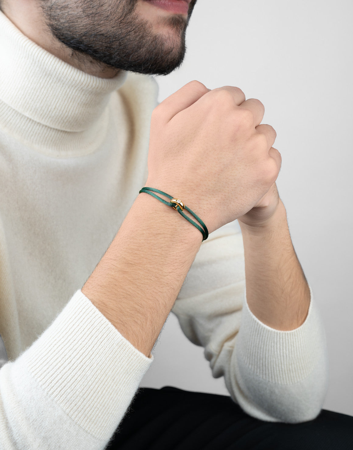 Golden Soho Diamond Cord Bracelet