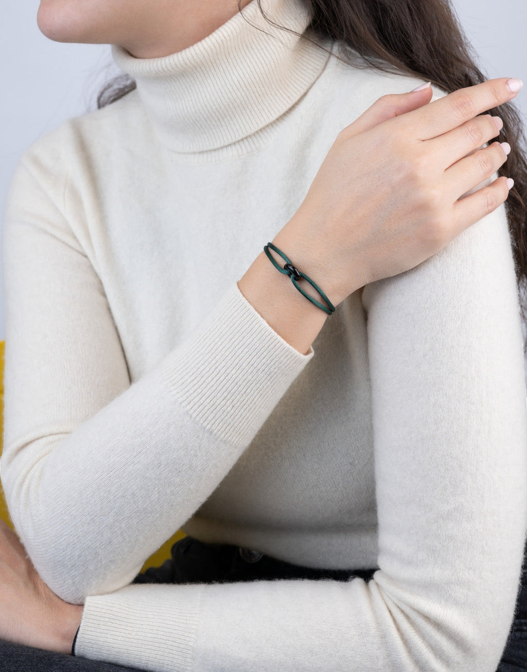 Black Soho Cord Bracelet