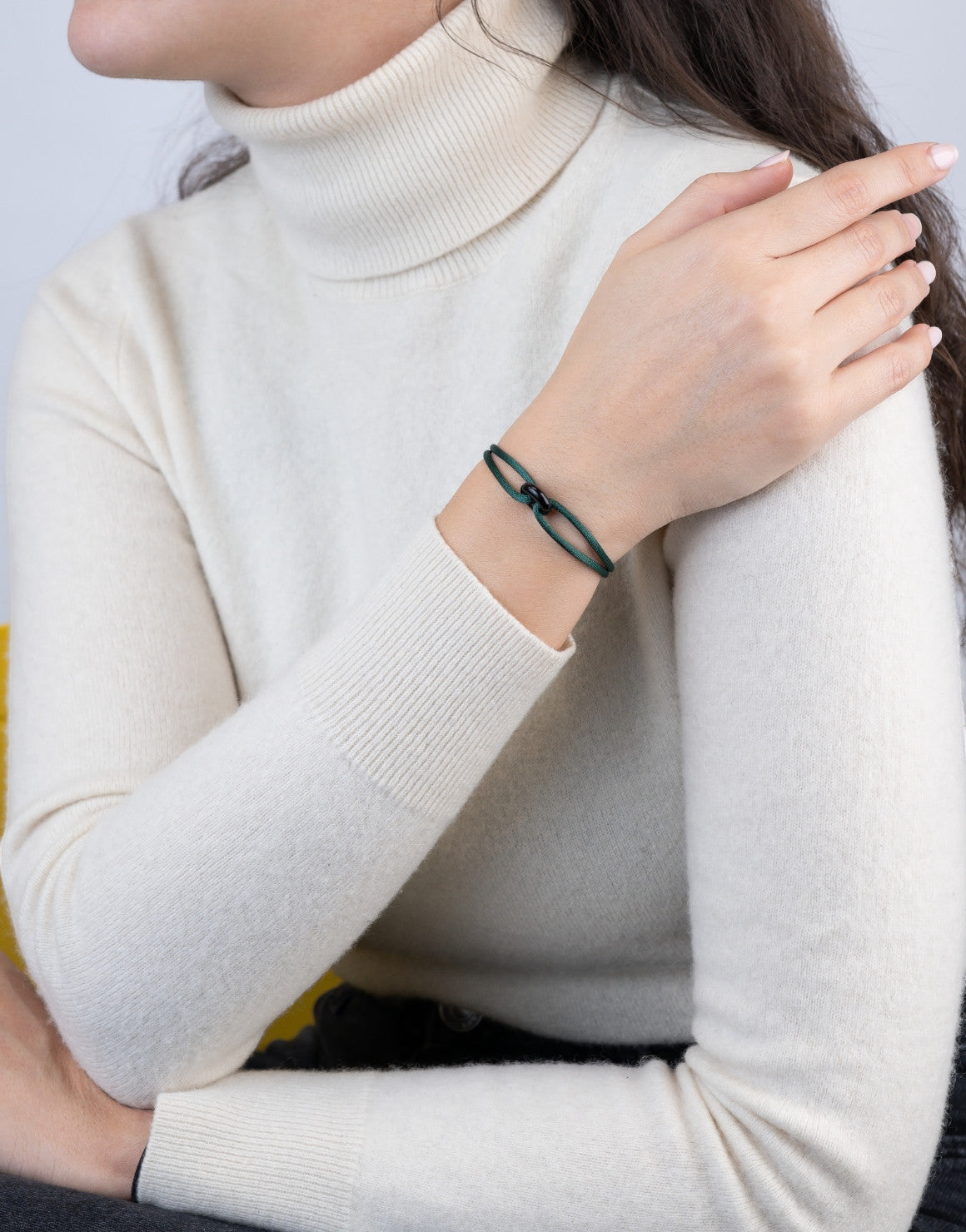 Black Soho Cord Bracelet