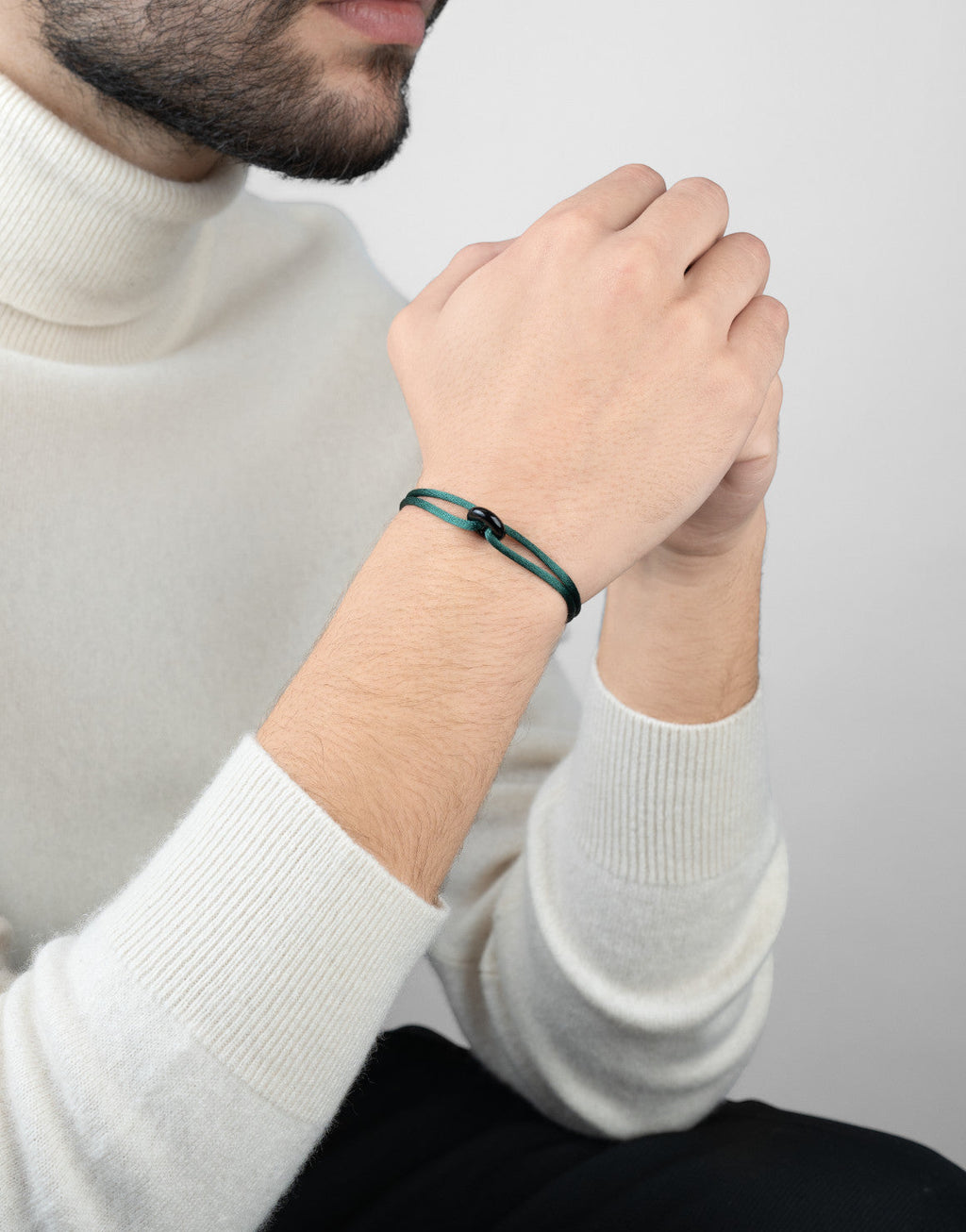 Black Soho Cord Bracelet