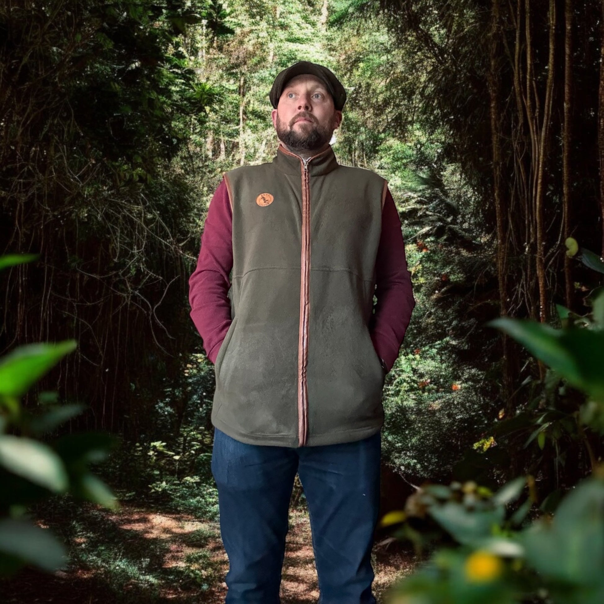 Olive Green Hunters Gilet