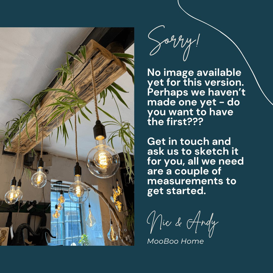 Wooden Beam Chandelier Water Resistant for Live Plant Display