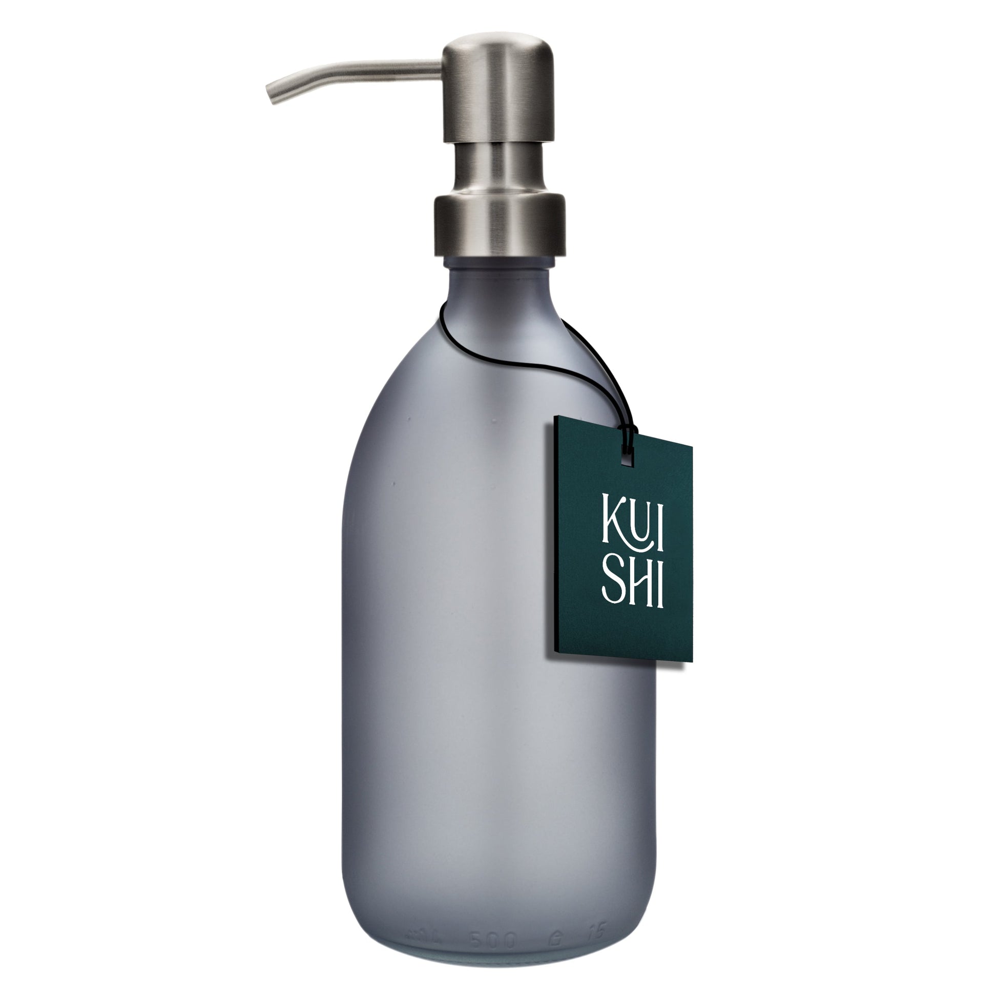 Grey Soap Dispenser Stainless Steel Pump
