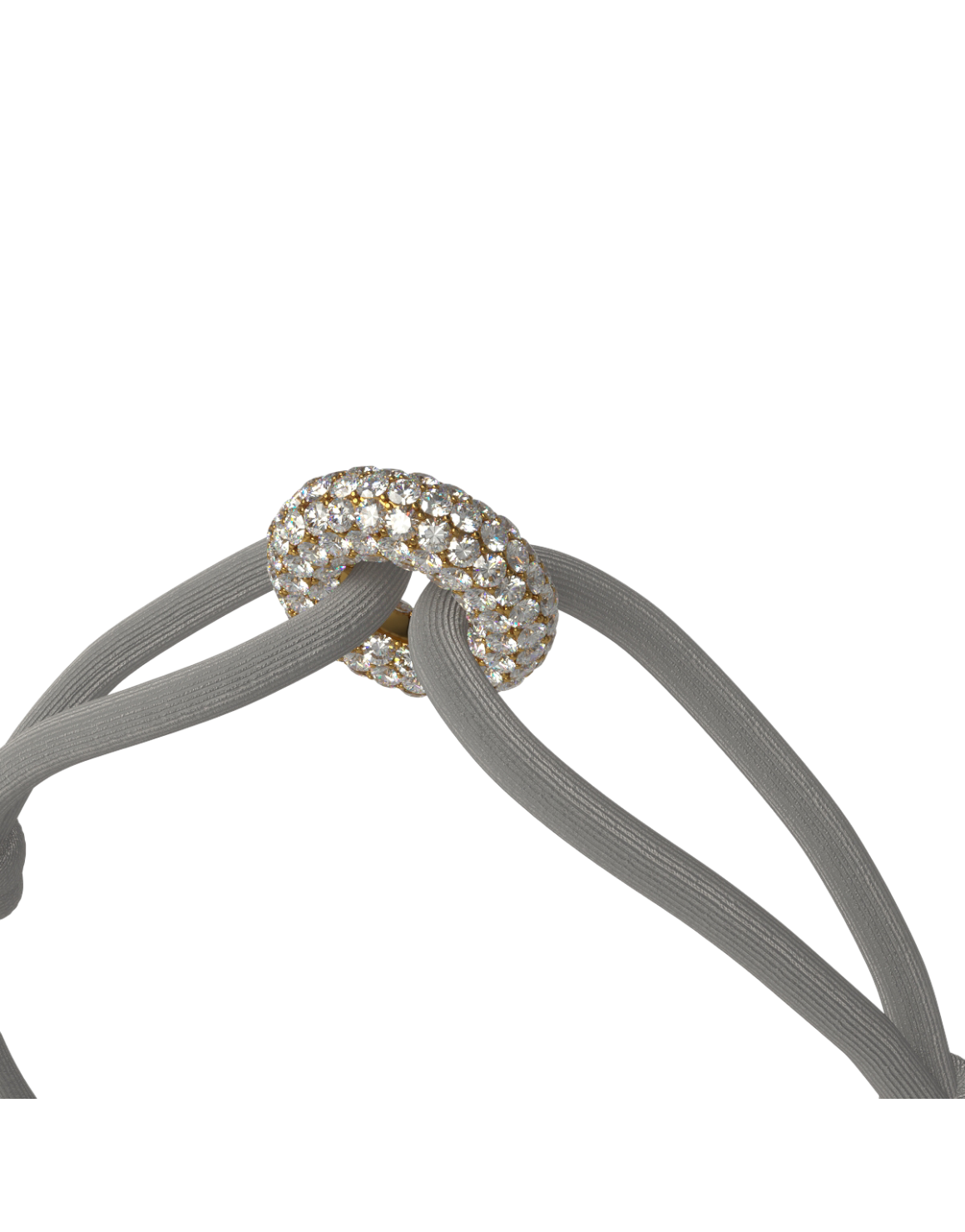 Golden Soho Pavé Cord Bracelet