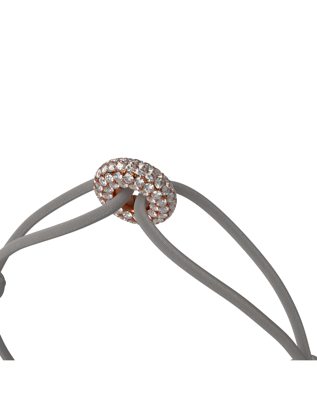 Mini Rose Soho Pavé Cord Bracelet