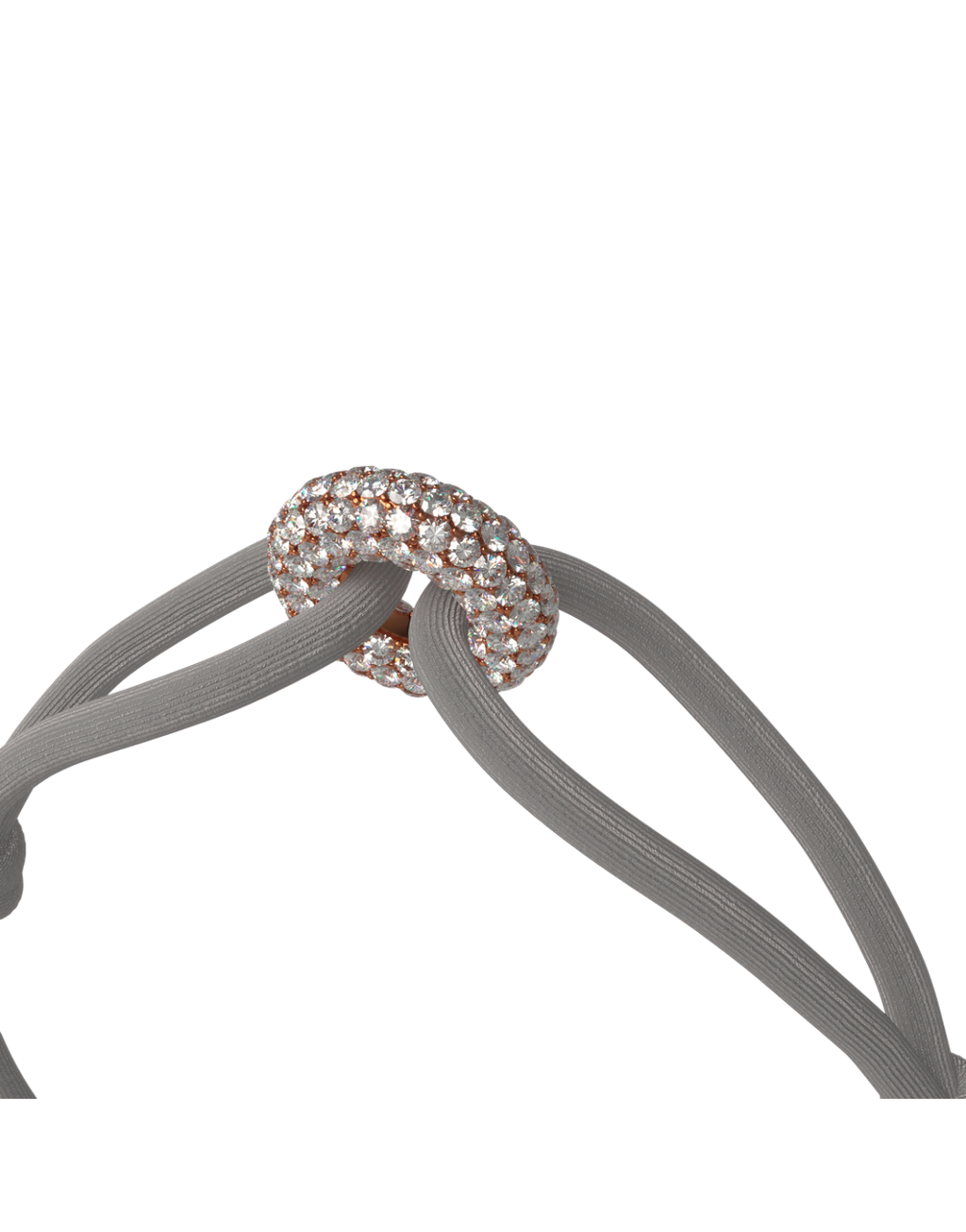 Rose Soho Pavé Cord Bracelet