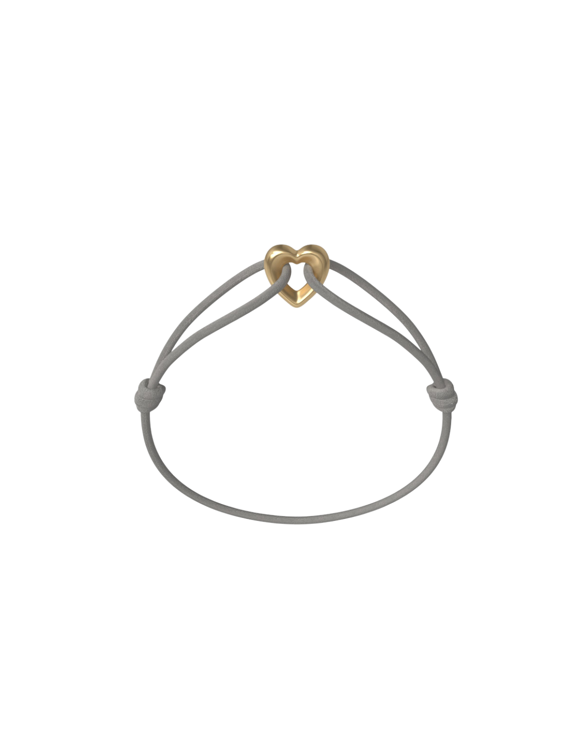 Golden Heart Cord Bracelet