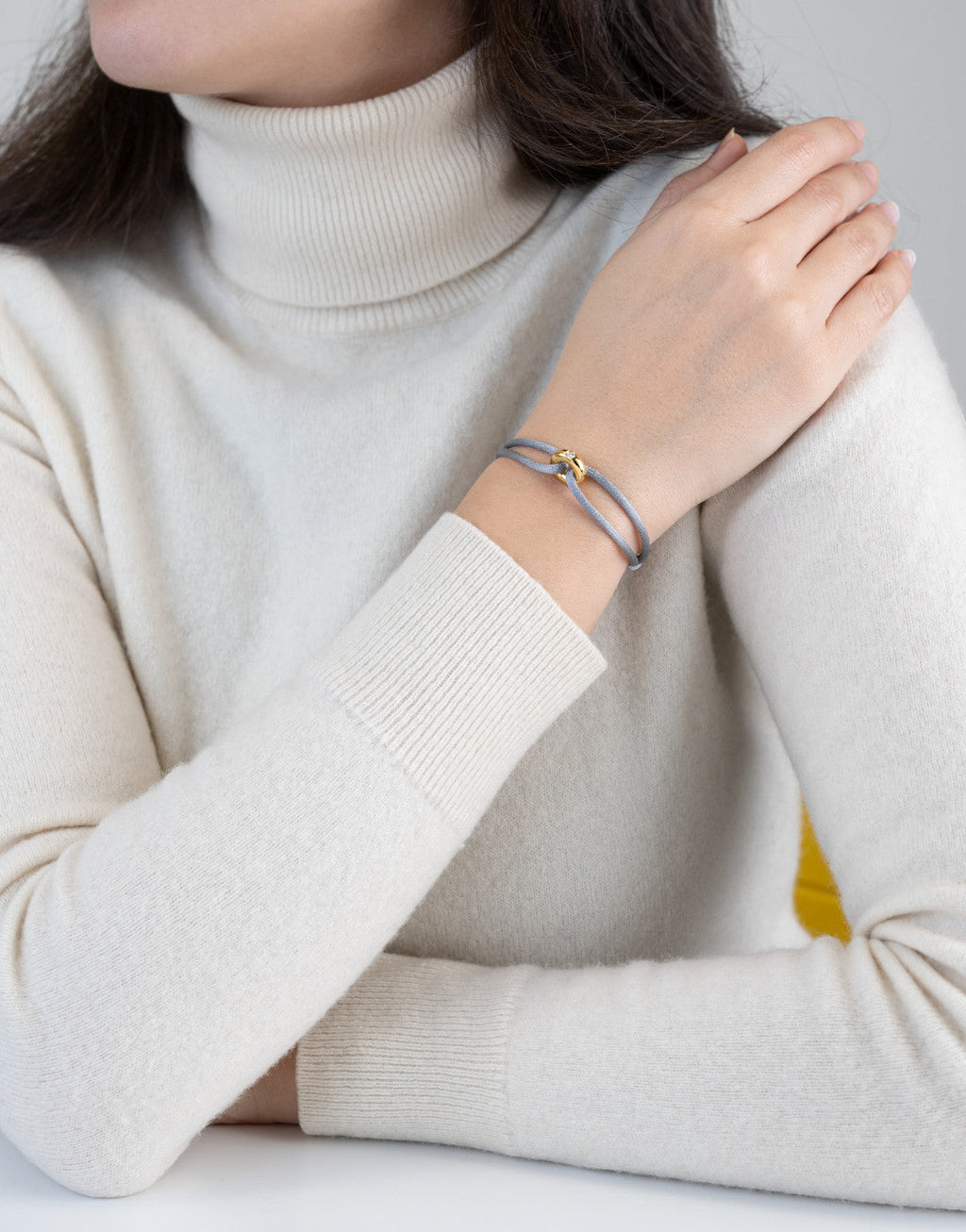 Golden Soho Diamond Cord Bracelet