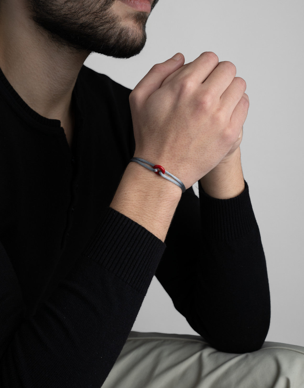 Coral Soho Cord Bracelet