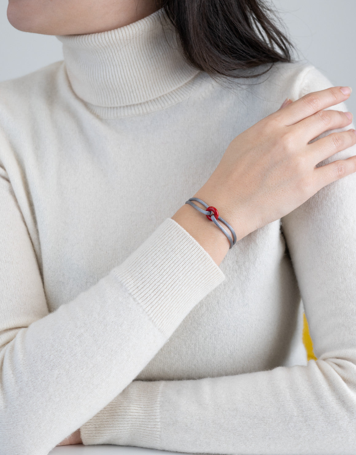 Coral Soho Cord Bracelet