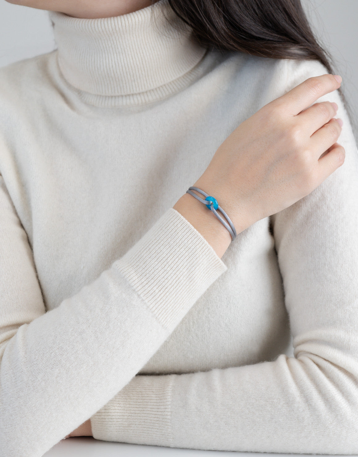 Blue Soho Cord Bracelet