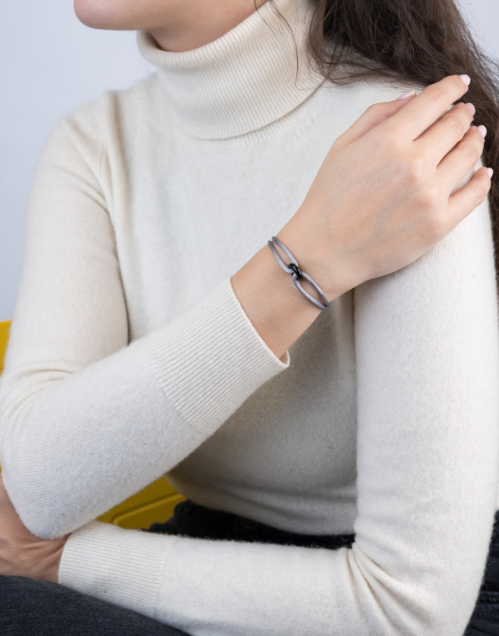 Black Soho Cord Bracelet