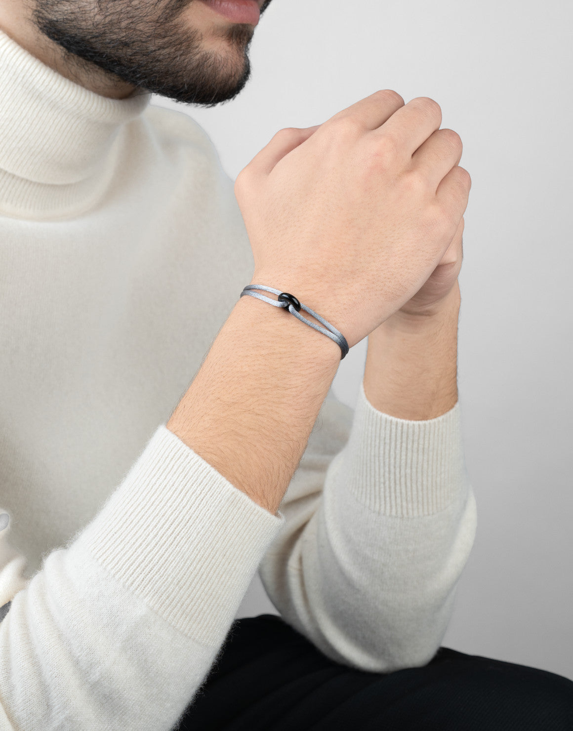 Black Soho Cord Bracelet