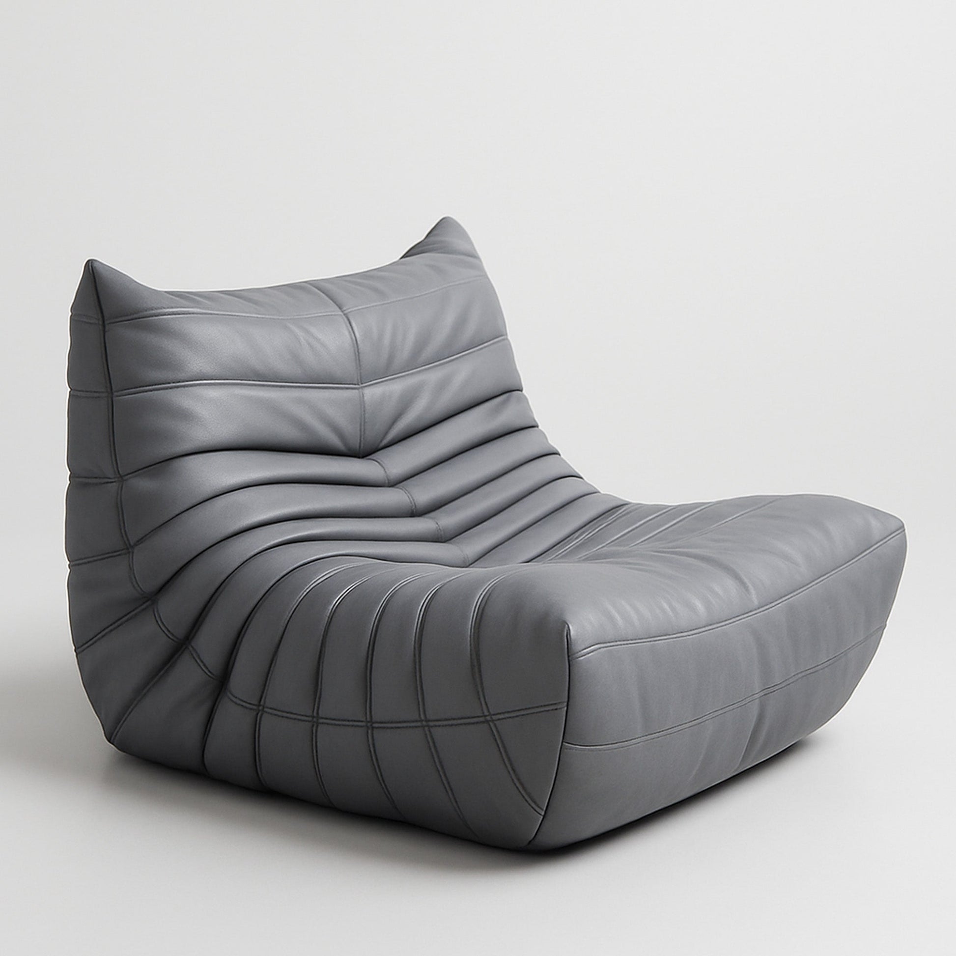 Caterpillar Lounger Chair in Premium Suede
