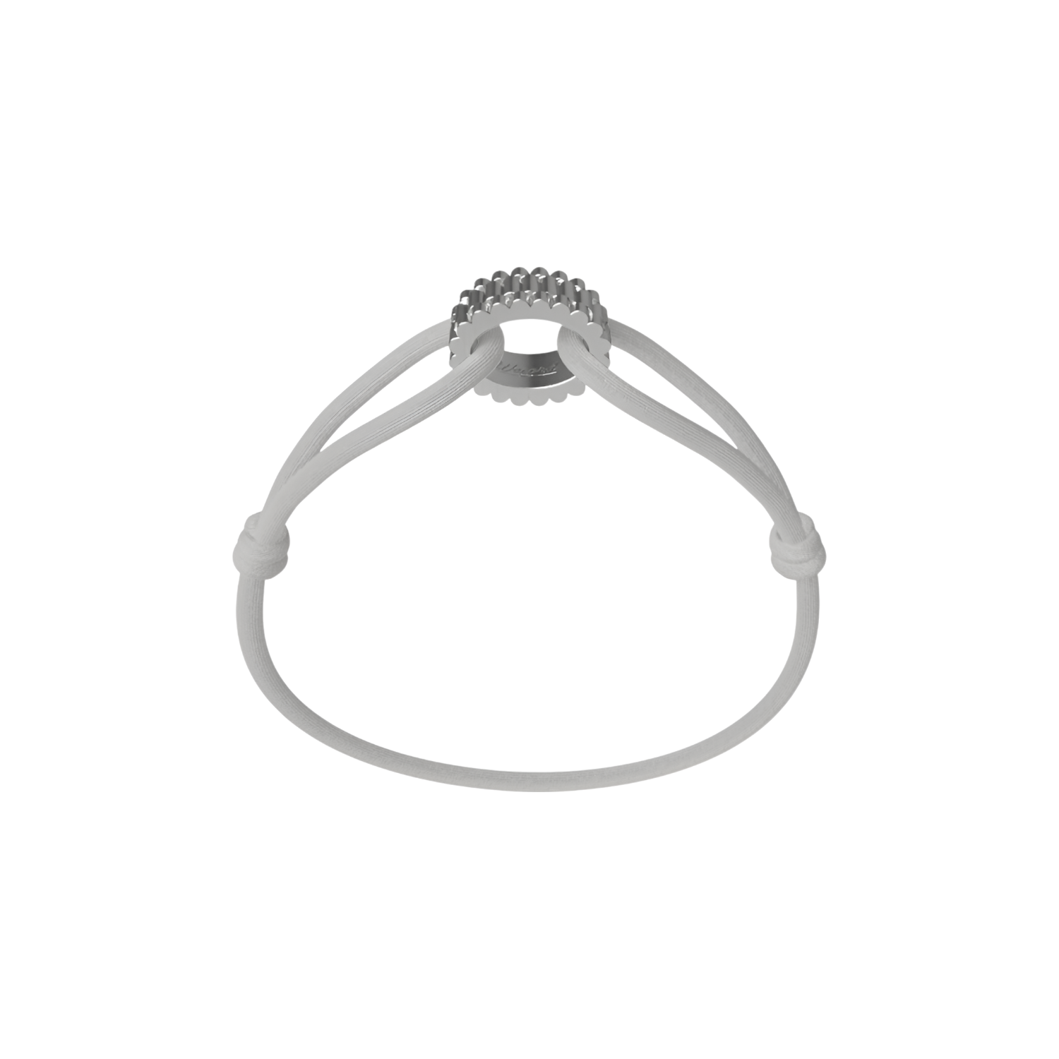 Regent Cord Bracelet in Sterling Silver