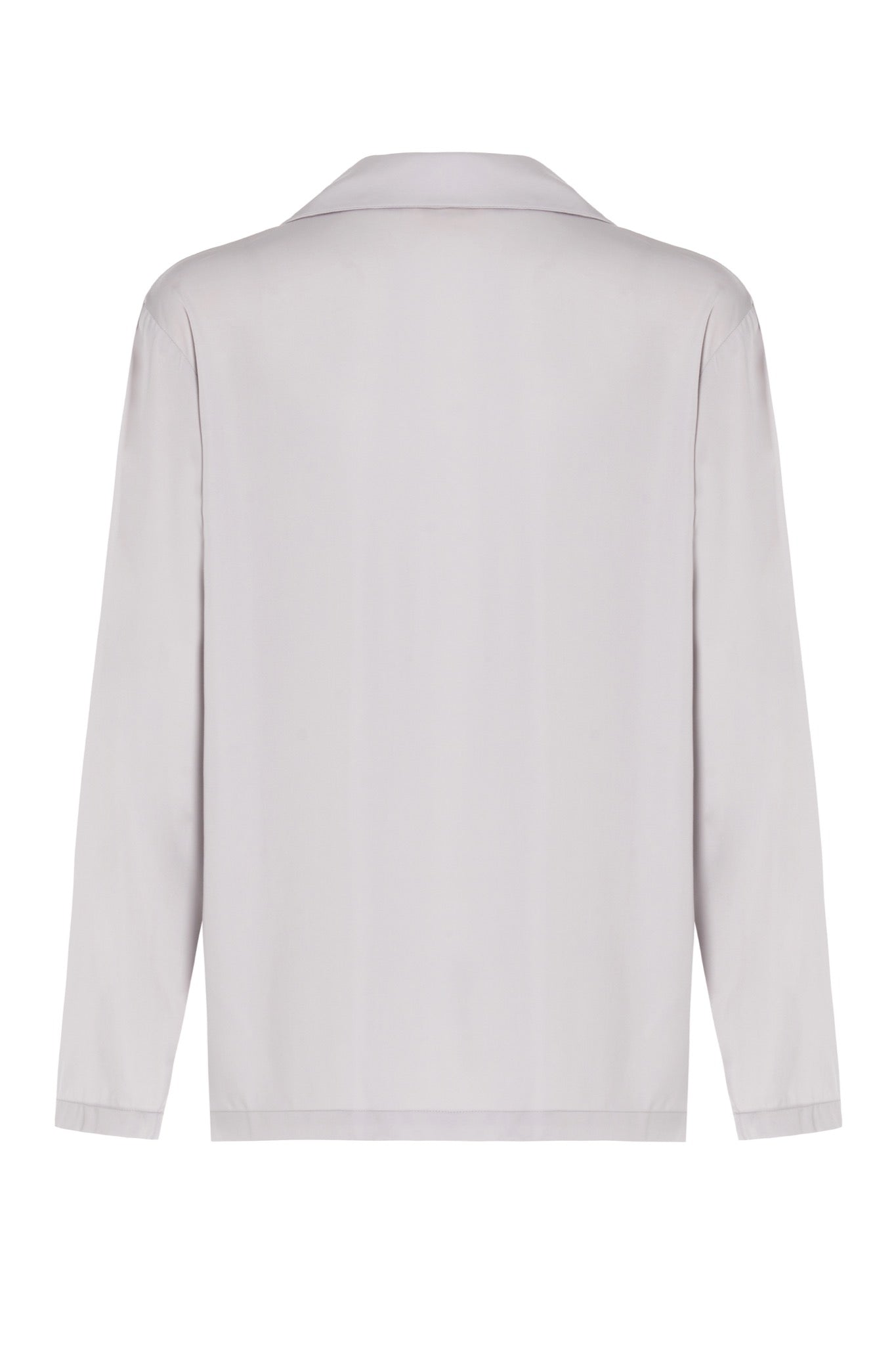 Sky Unisex Long Sleeve Shirt in Vegan Silk
