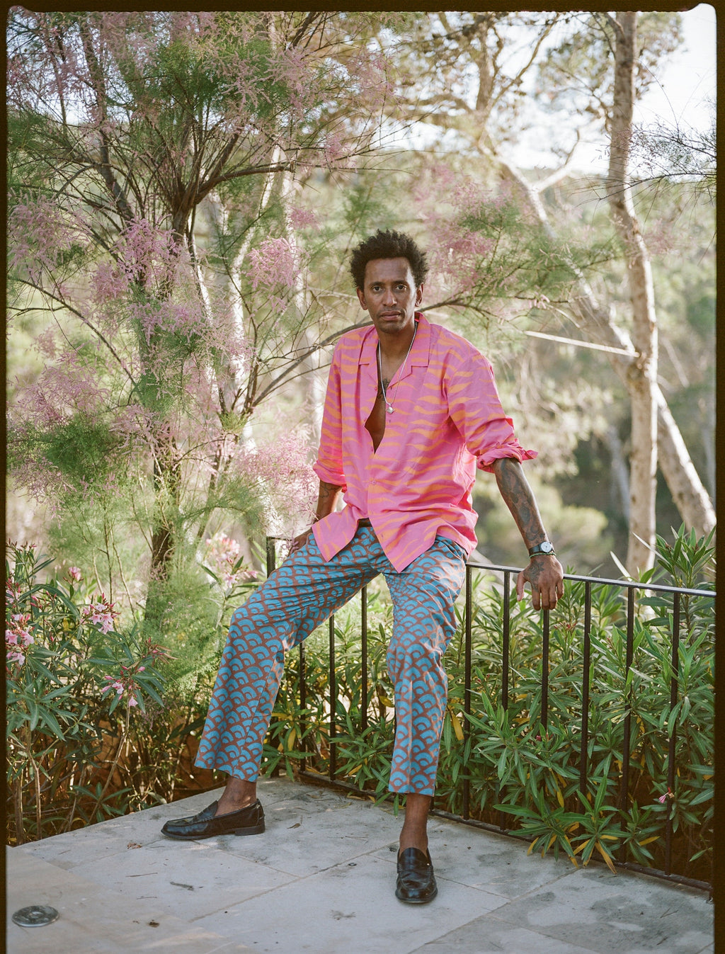 Can Tiger Pink Organic Pyjama Set