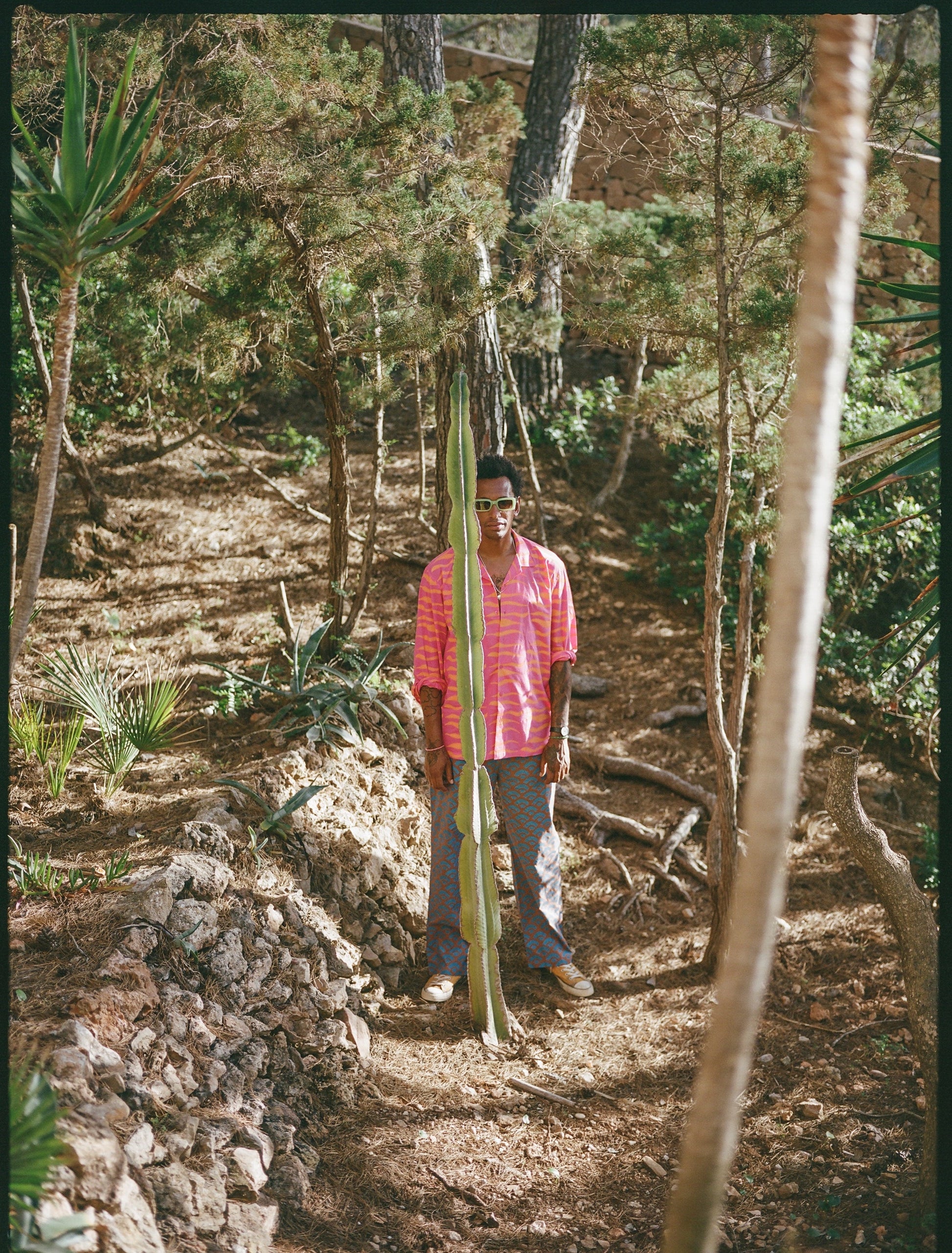 Can Tiger Pink Organic Pyjama Set