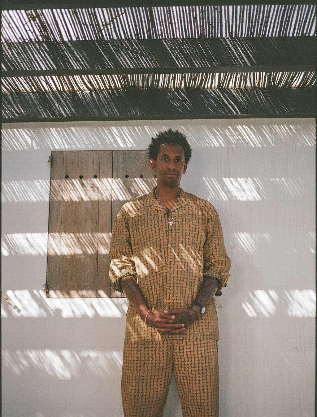 Unisex Zen Brown Organic Cotton Pyjama Set