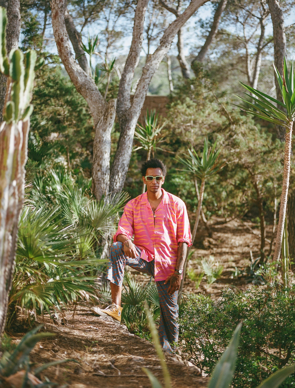 Can Tiger Pink Organic Pyjama Set