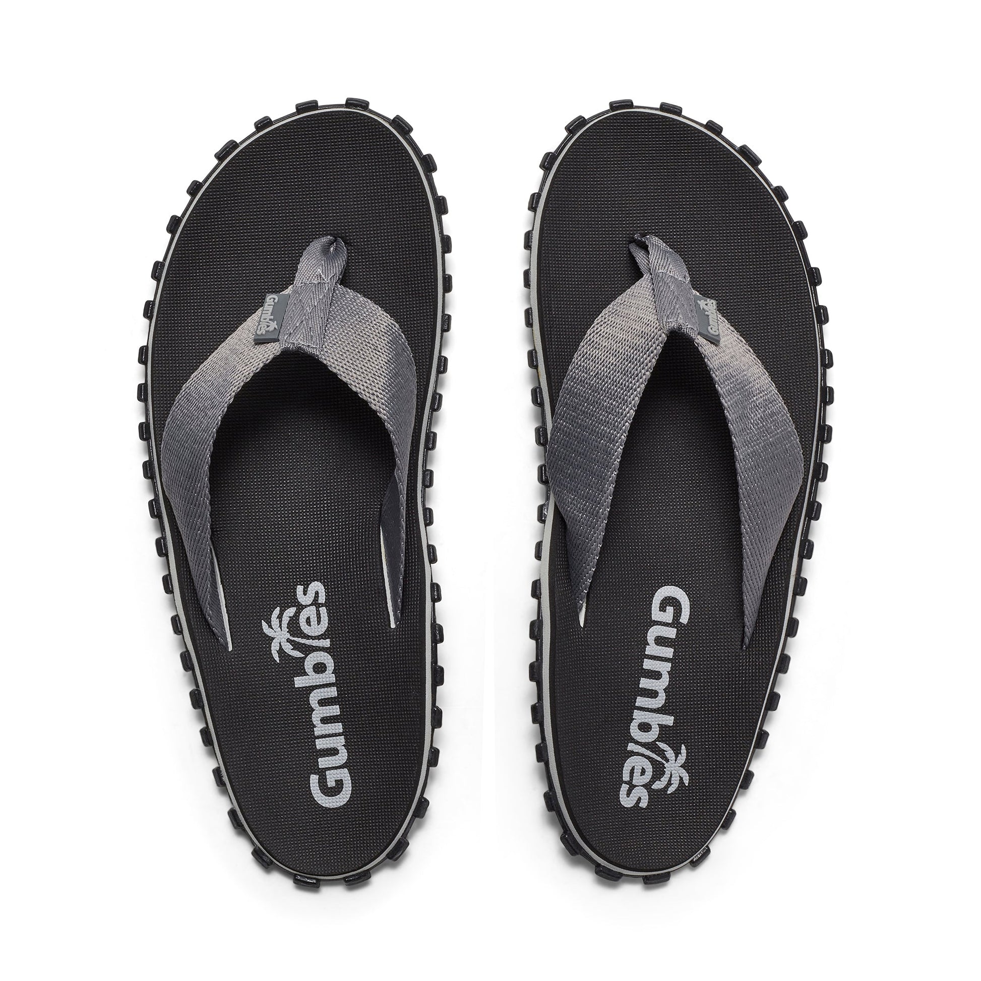 Duckbill Flip Flops Women's Black and Grey Waterproof