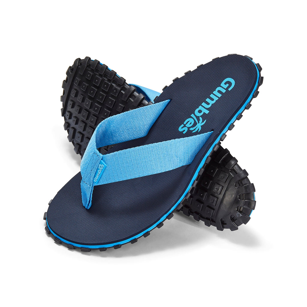 Duckbill Waterproof Flip Flops for Women in Navy