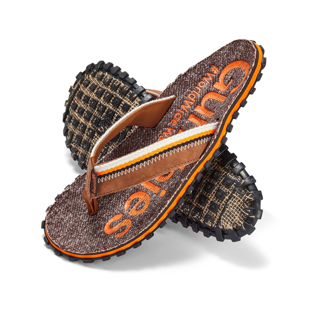 Cairns Men's Flip Flops in Orange