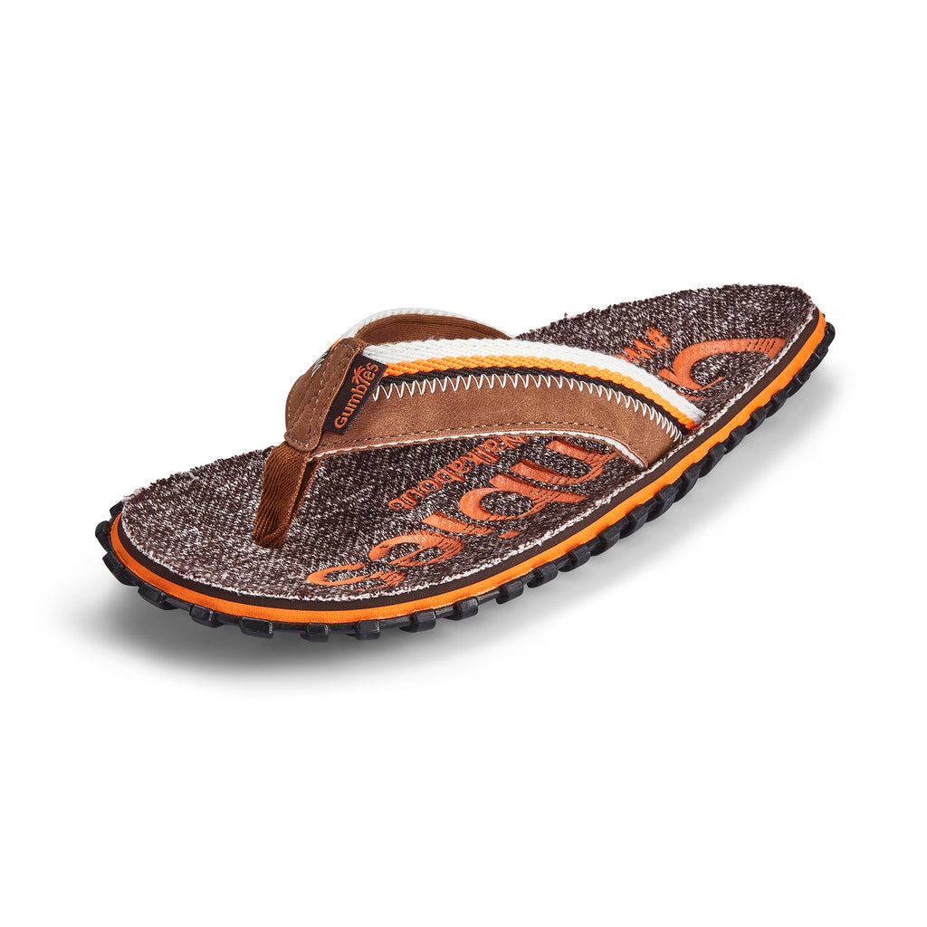Cairns Men's Flip Flops in Orange