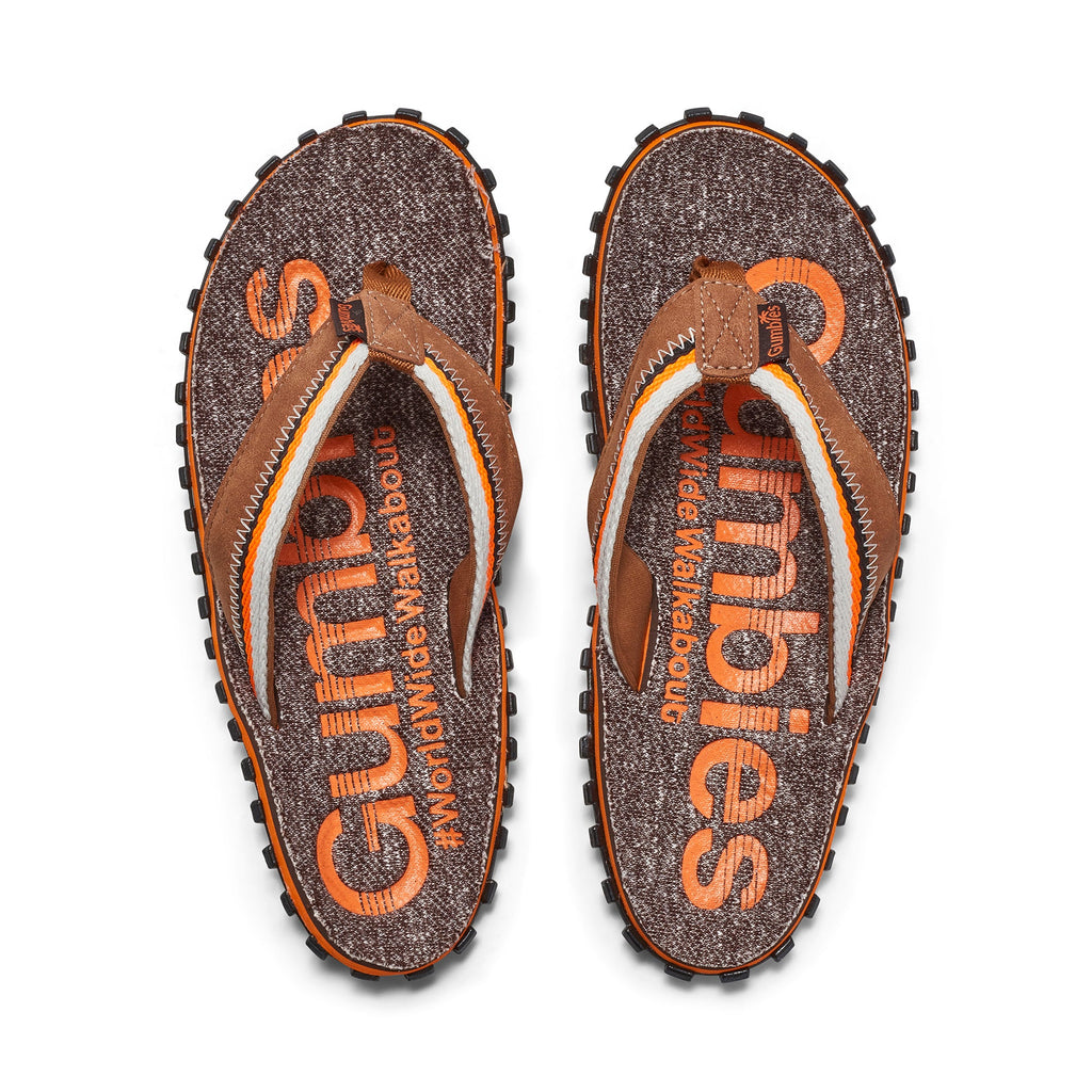 Cairns Men's Flip Flops in Orange
