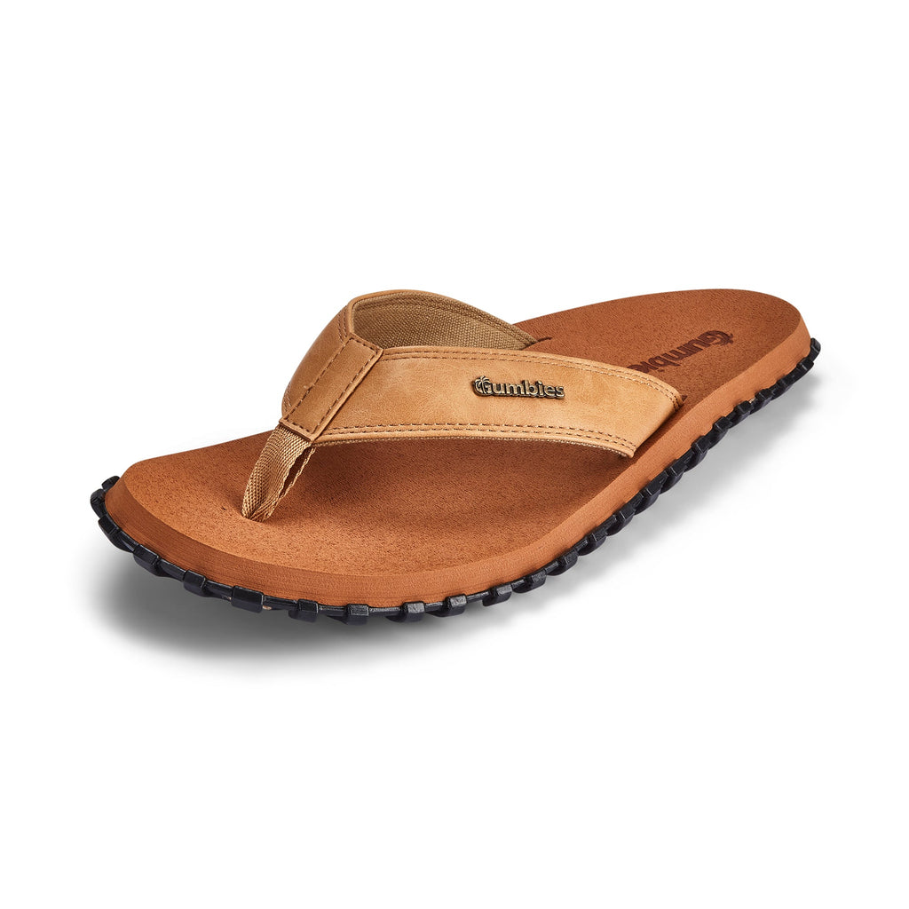 Vegovert Flip Flops Men's Tan