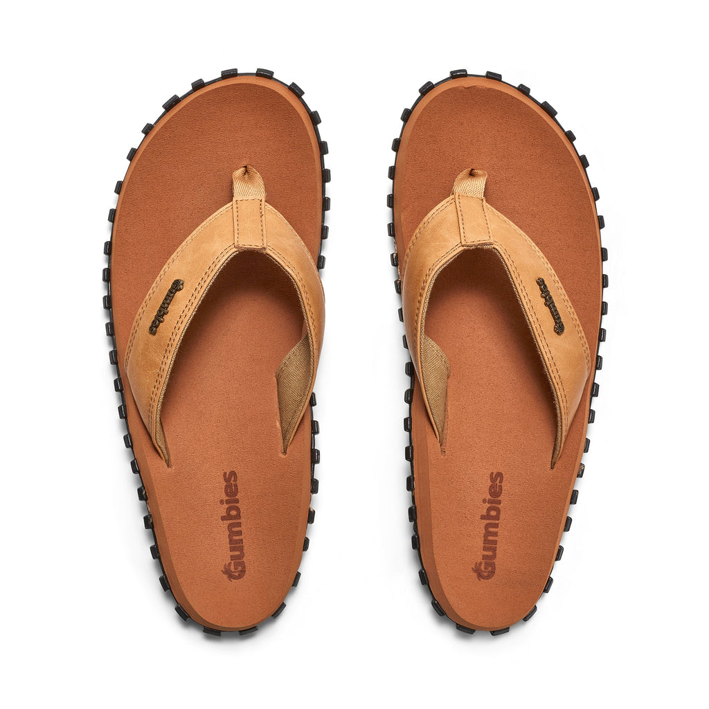 Vegovert Flip Flops Men's Tan