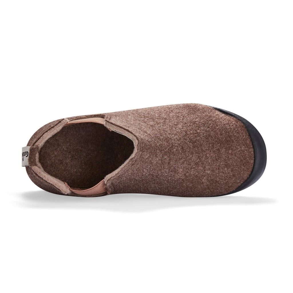 Brumby Women's Slipper Boot in Chocolate and Cream