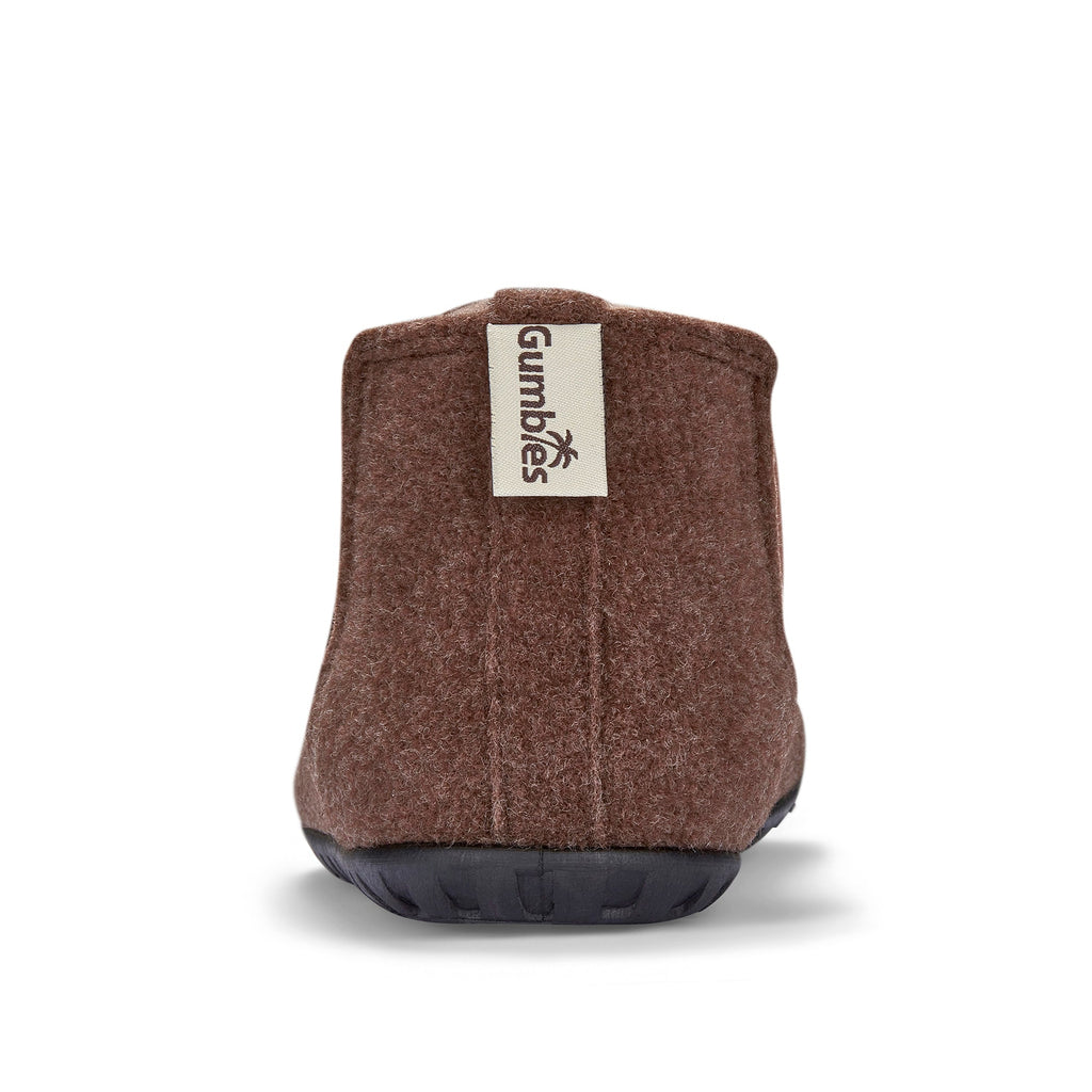 Brumby Women's Slipper Boot in Chocolate and Cream