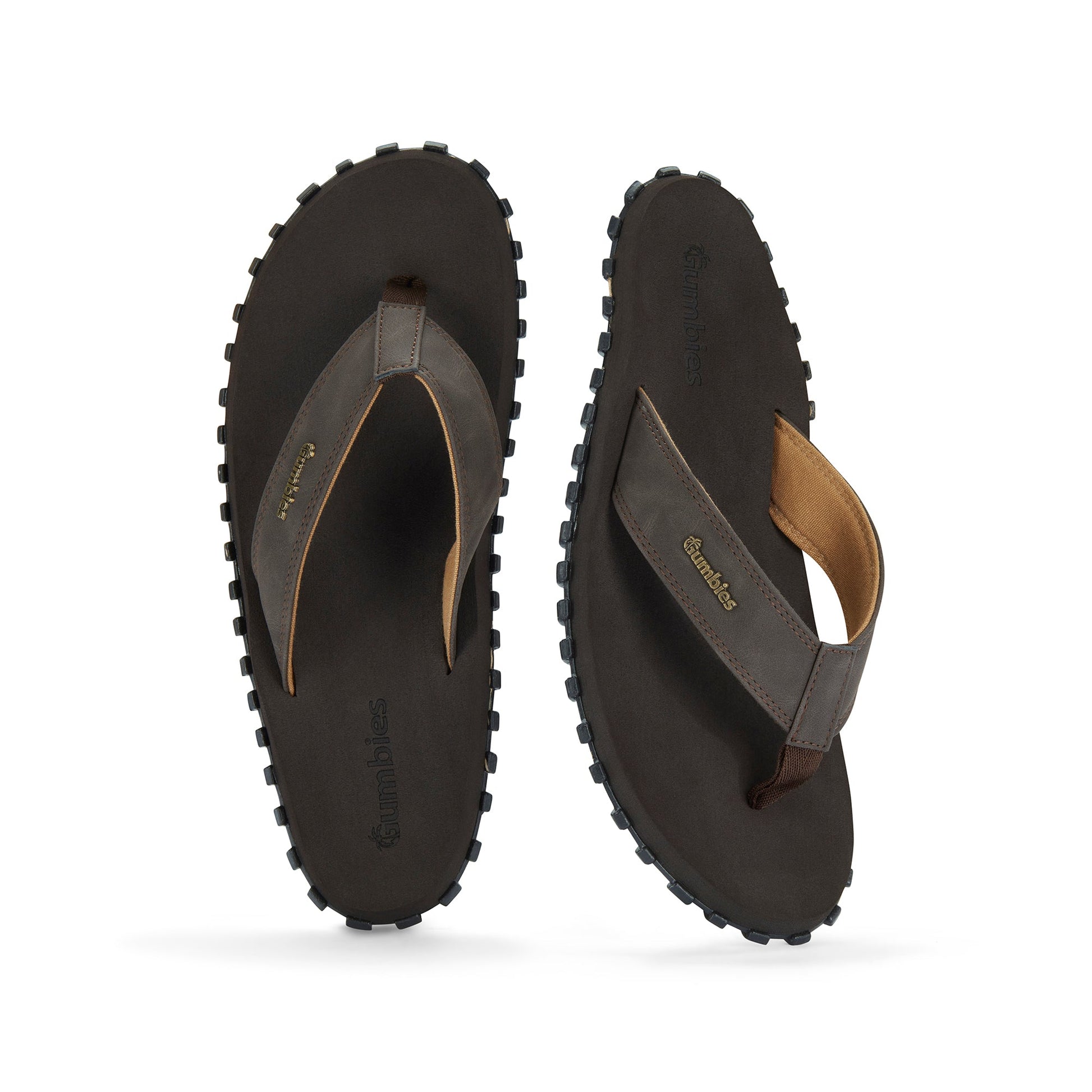 Vegovert Flip Flops Men's Brown