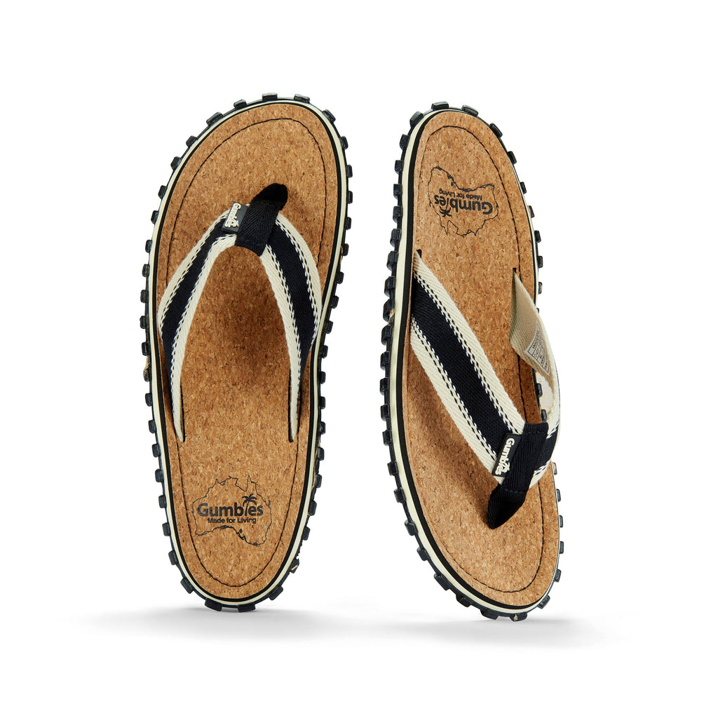 Corker Flip Flops Men's Black