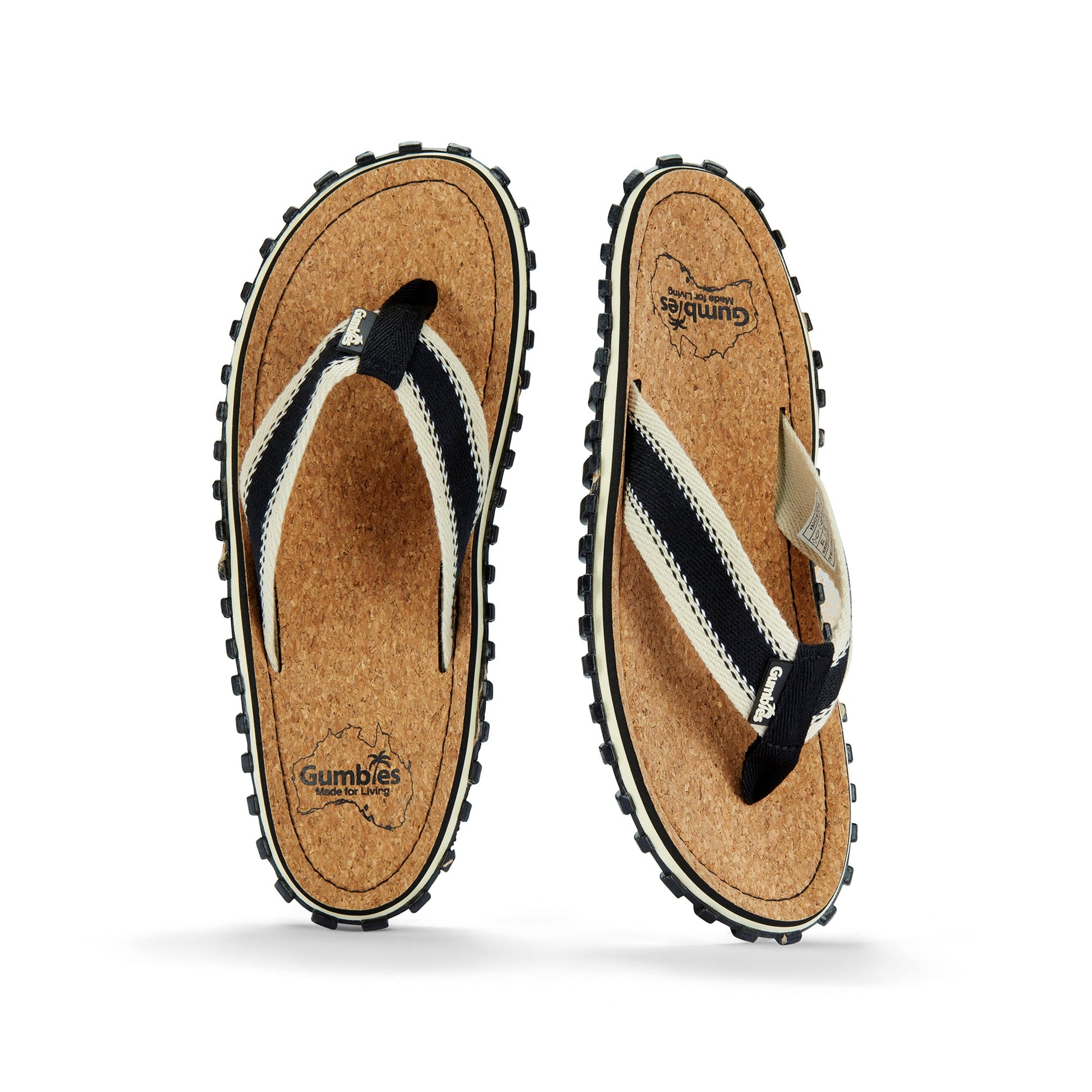 Corker Flip Flops Women's Black