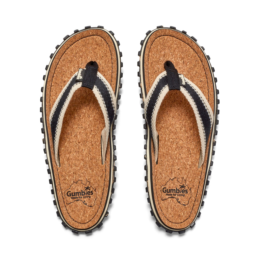 Corker Flip Flops Women's Black