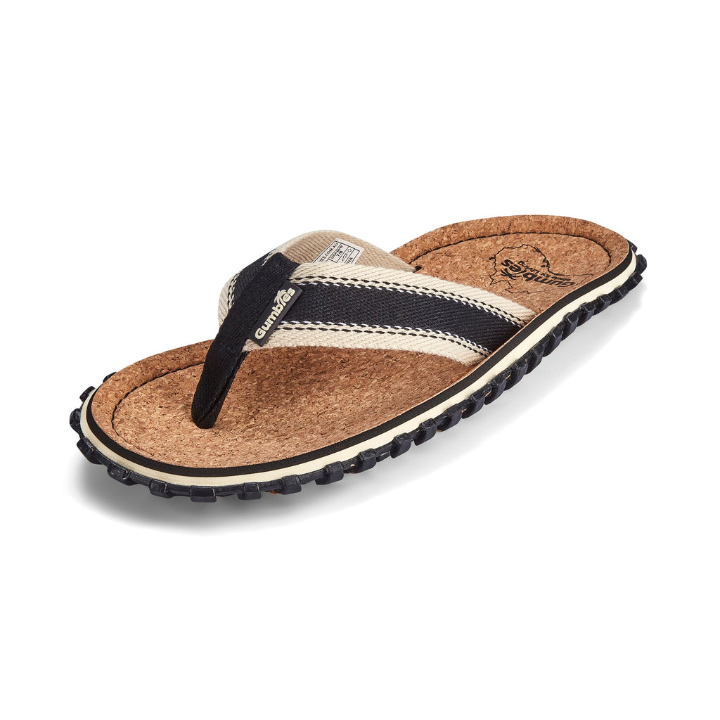 Corker Flip Flops Men's Black