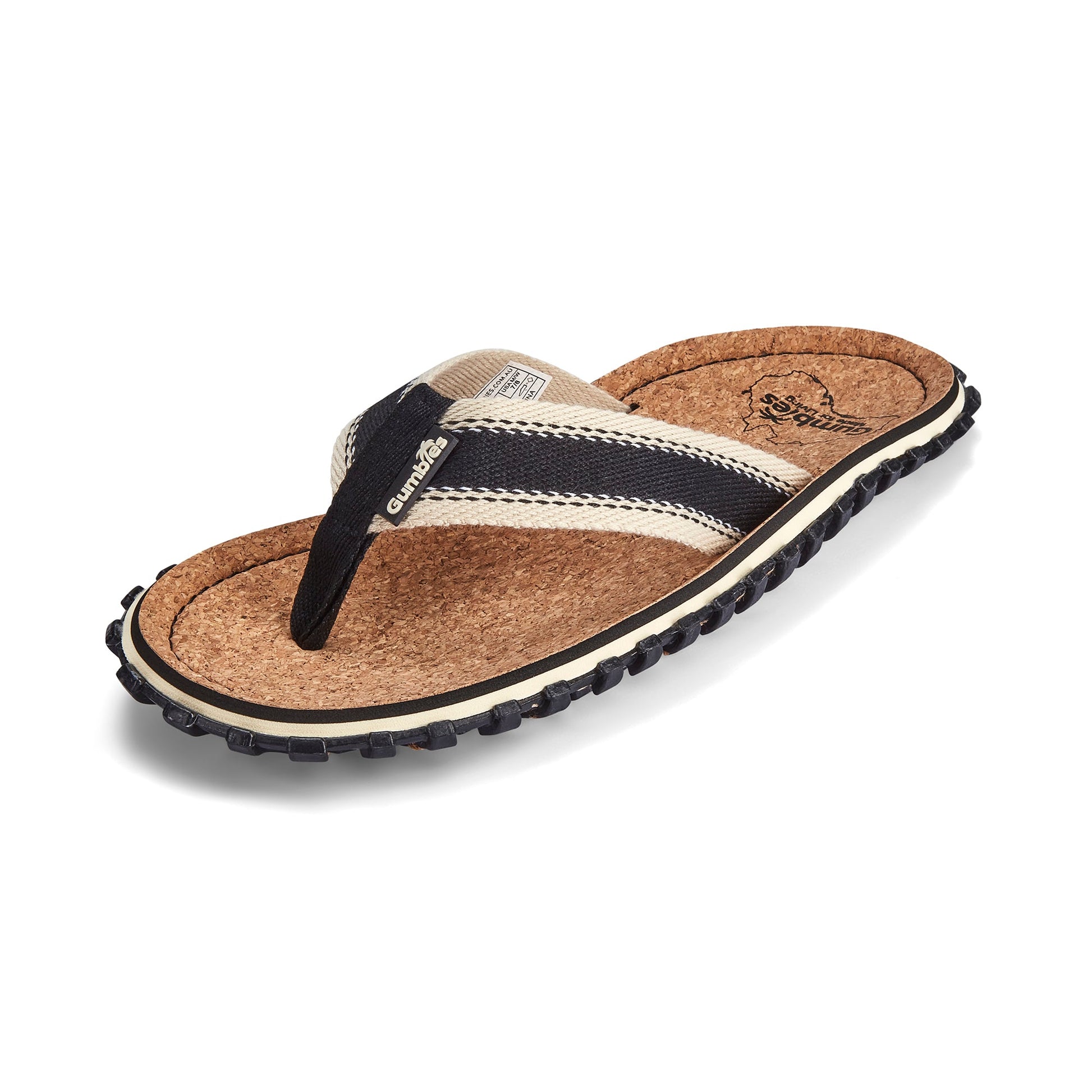 Corker Flip Flops Women's Black