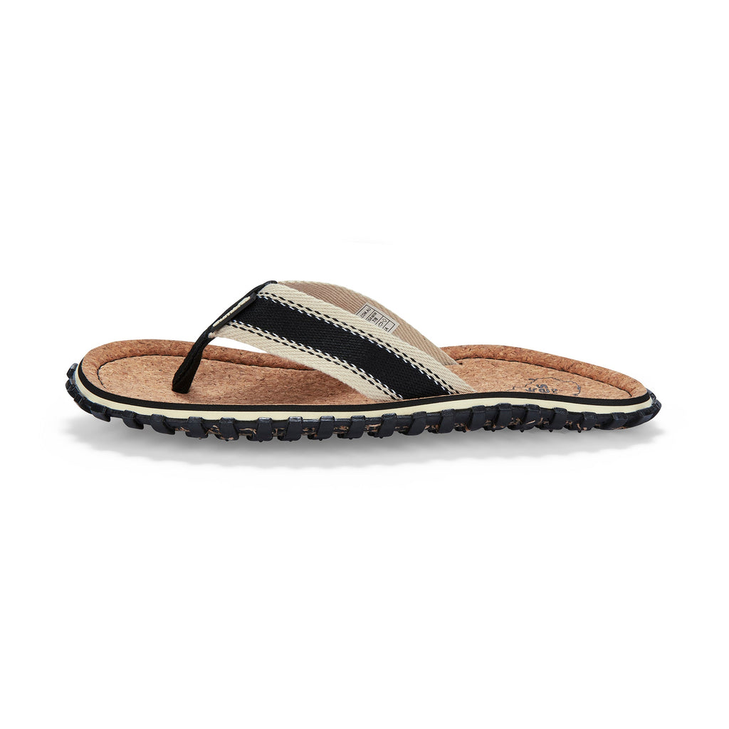 Corker Flip Flops Men's Black
