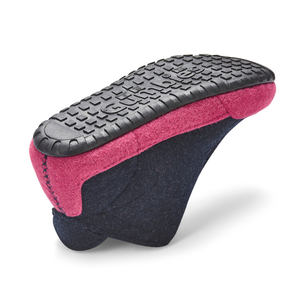 Quokka Women's Slipper Boots in Navy and Pink