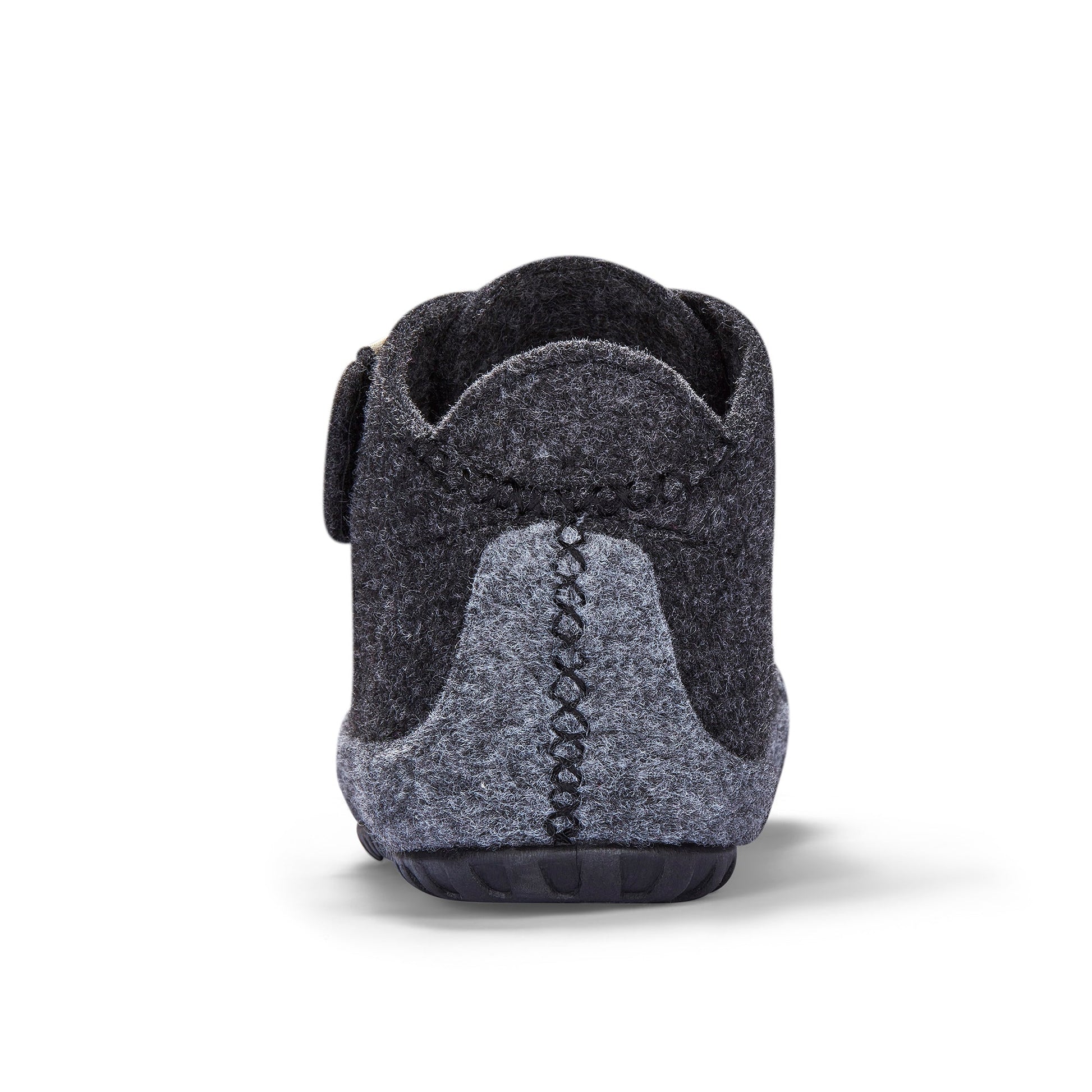 Men's Charcoal and Grey Slipper Boots