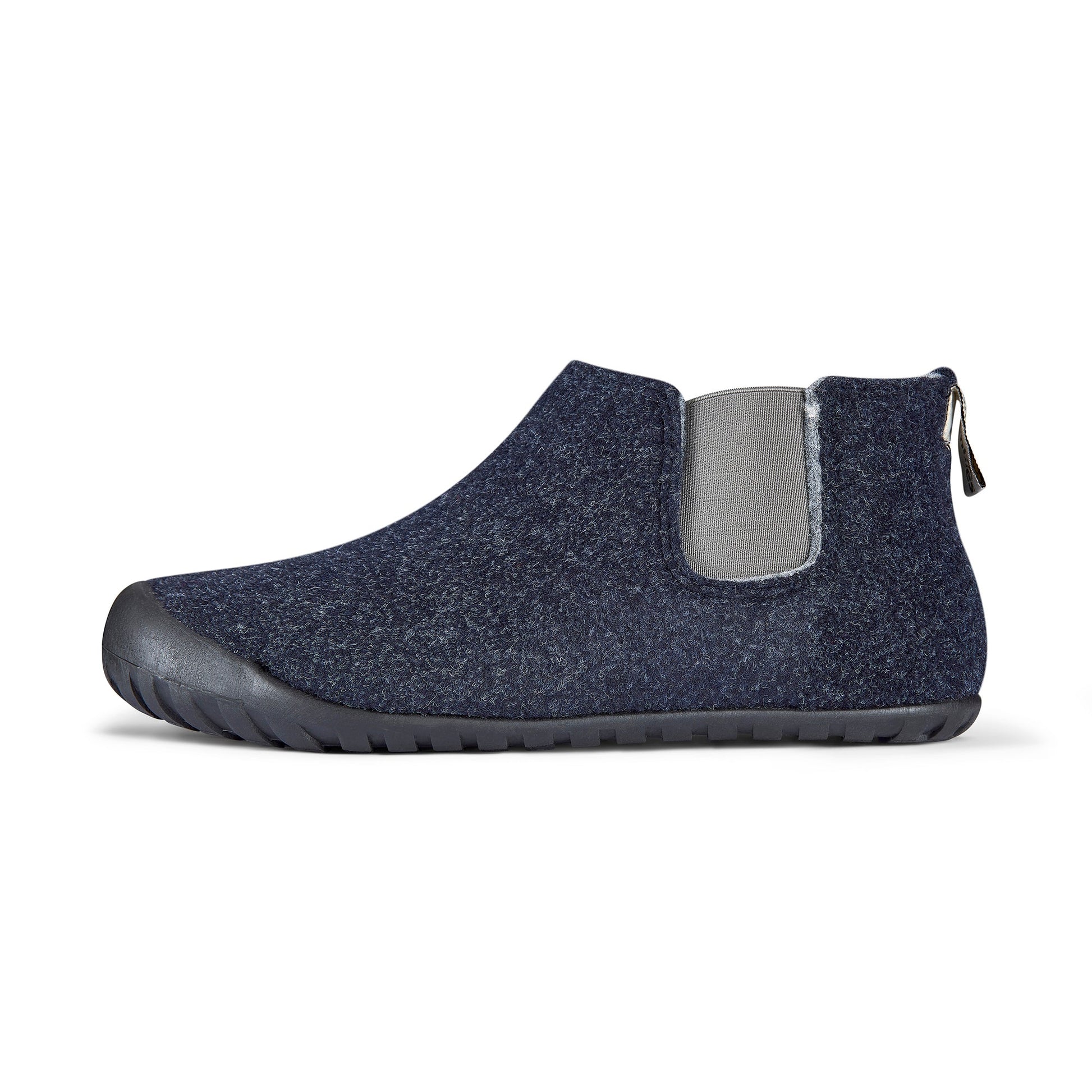 Brumby Men's Slipper Boot in Navy and Grey