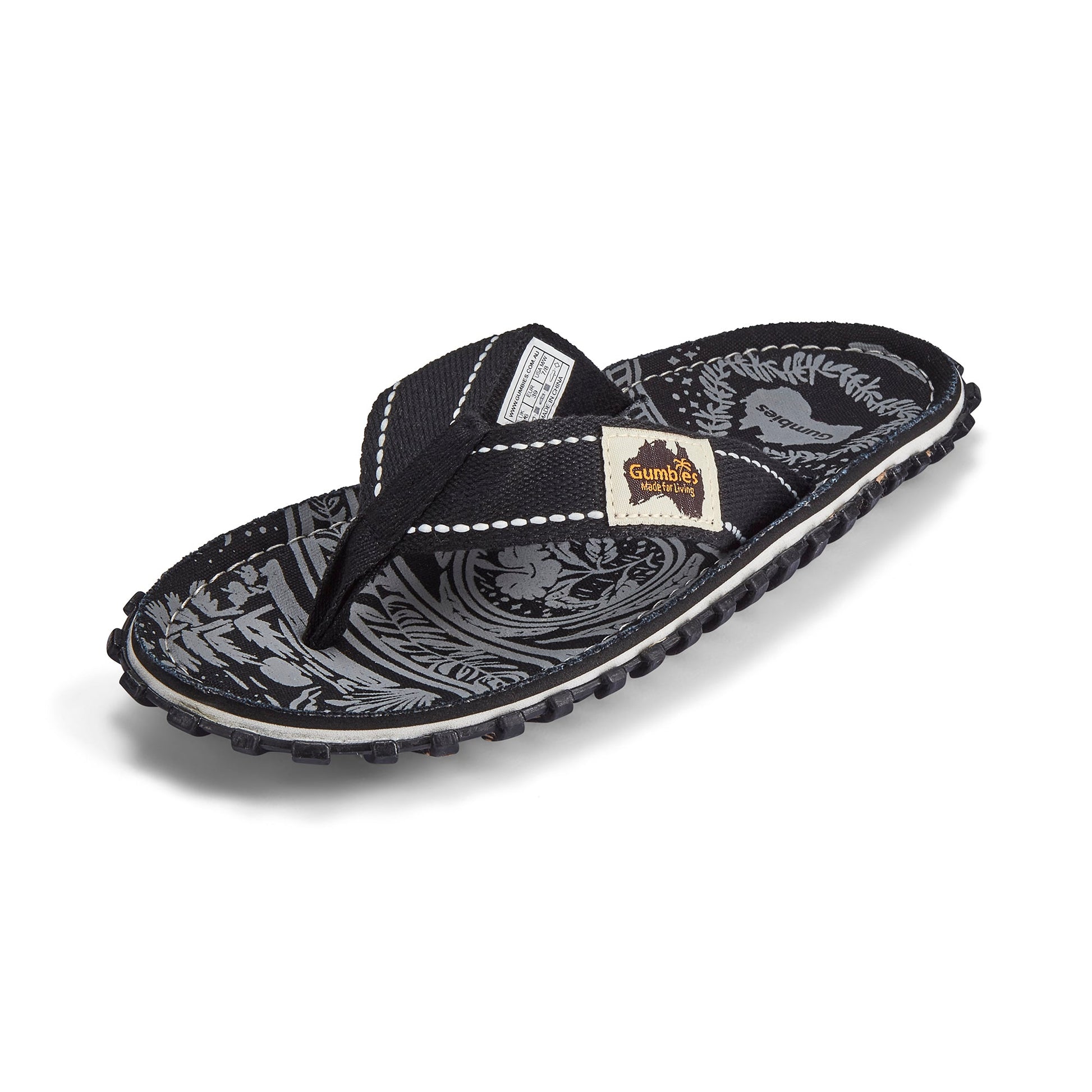 Islander Flip Flops Men's Midnight Black