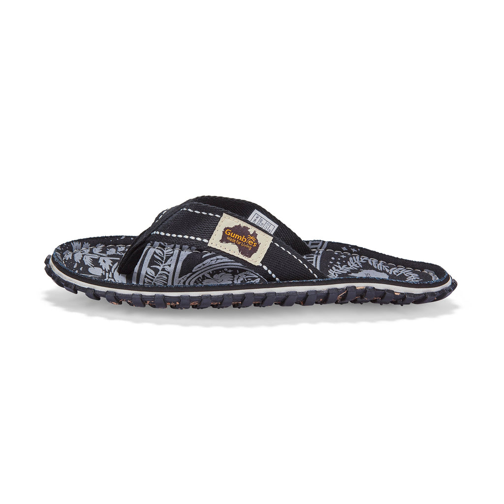 Islander Flip Flops Men's Midnight Black