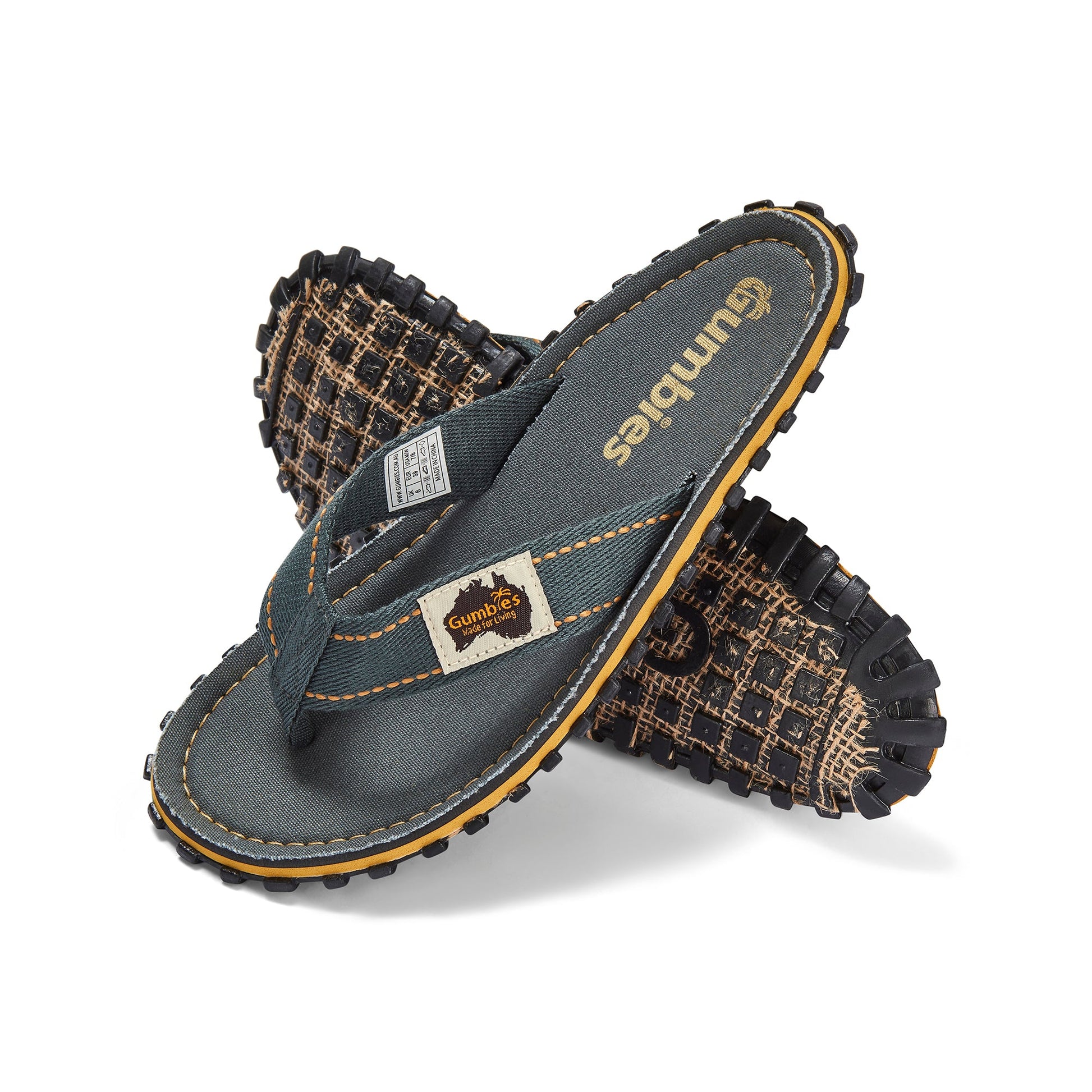 Islander Flip Flops Men's Classic Grey